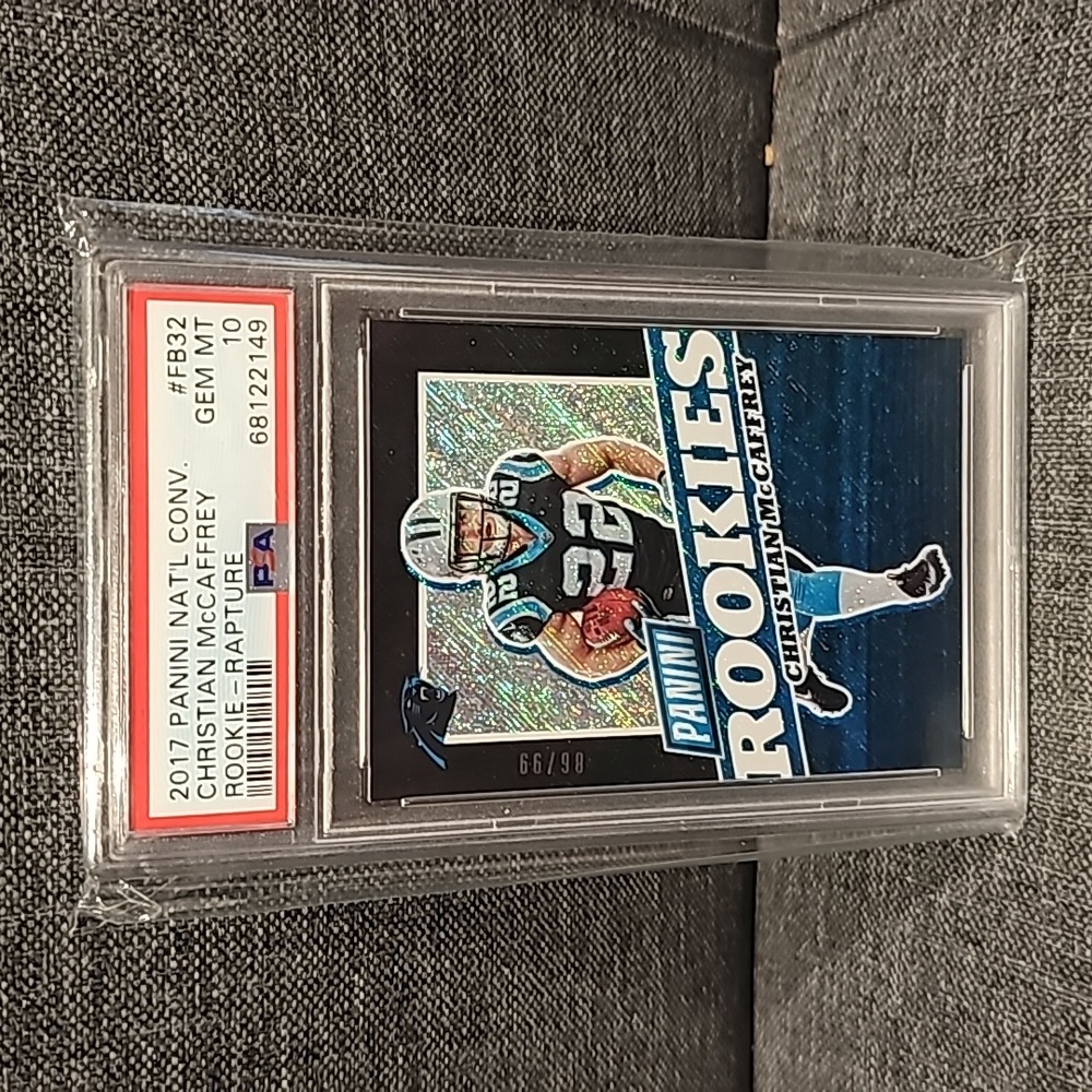 2017 Panini National Convention Christian McCaffrey Rookie Rapture #86 of 99